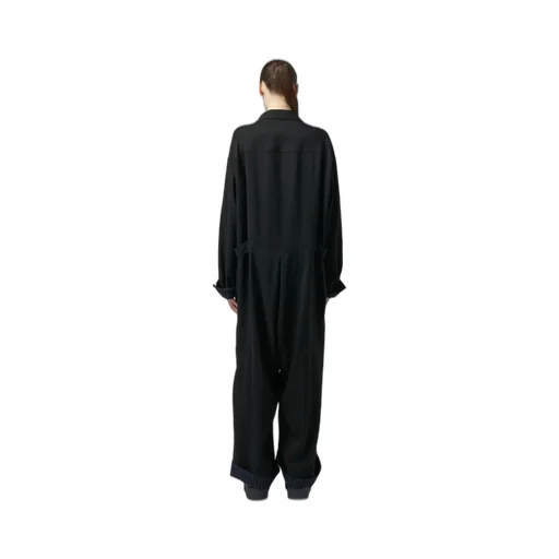 Rayon/Wool Gabardine Jumpsuit