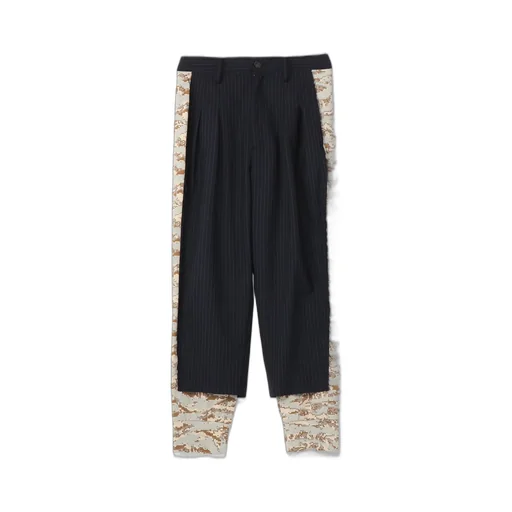 W/Pe Stripe 2 Tuck Pants