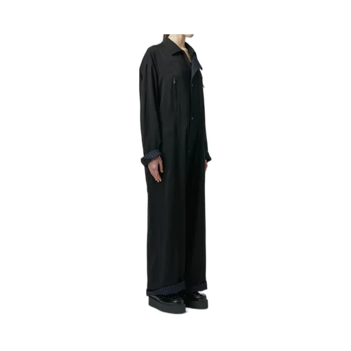 Rayon/Wool Gabardine Jumpsuit