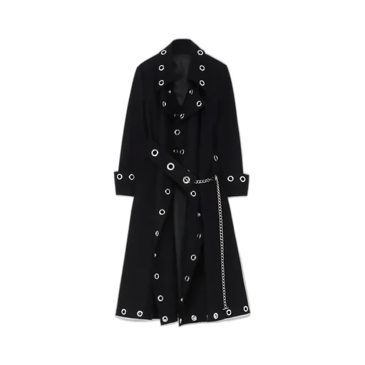 W/Melton Eyelet Coat