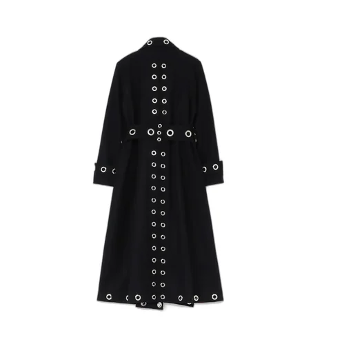 W/Melton Eyelet Coat