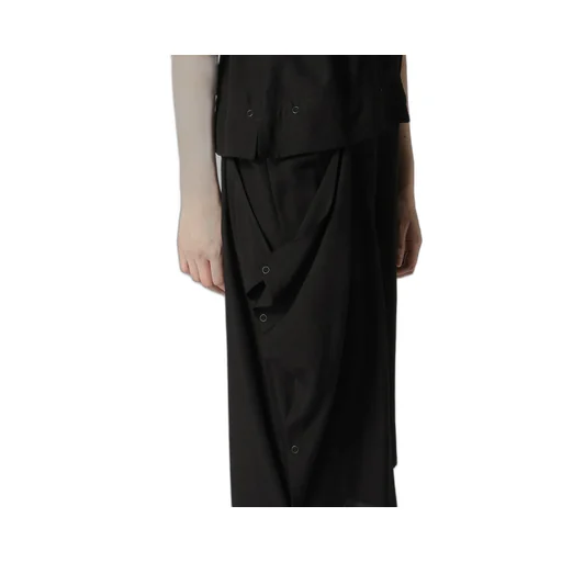 Poplin Snap Sleeveless Dress
