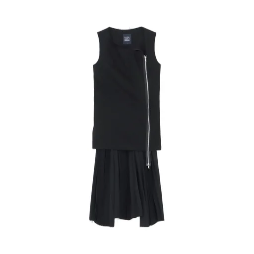 Dress With Pleated Skirt