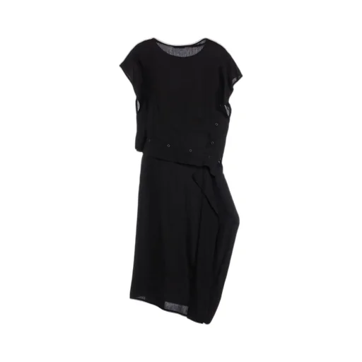 Poplin Snap Dress