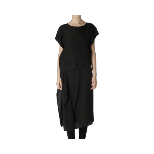 Poplin Snap Dress