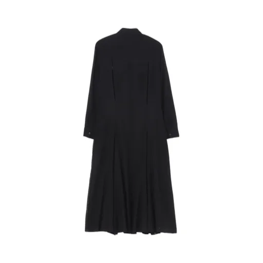 Chiffon Flared Slit Dress