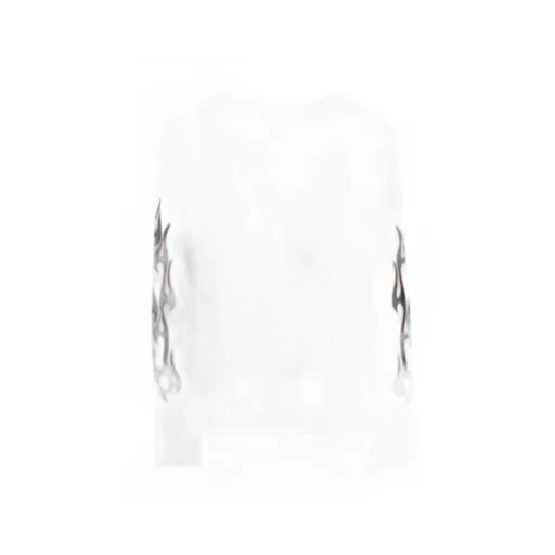 Fire Print Slim Fit Top