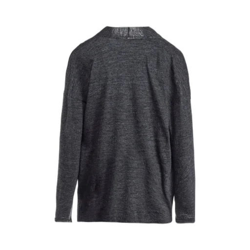 Wool Shrink Single Jersey Front Design Cardigan