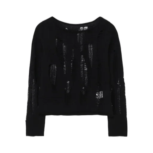 Crush Plain Stitch Crushed Sweater