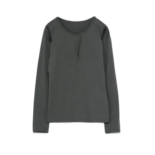 40/2 Cotton Plains Titch Sleeve Slit T-Shirt A