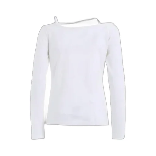 Plain Stitch String Detail Long Sleeve T-Shirt