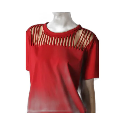 60/2 Cotton Jersey Cutout T-Shirt