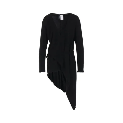 Rib Stitch Hem Square Cardigan