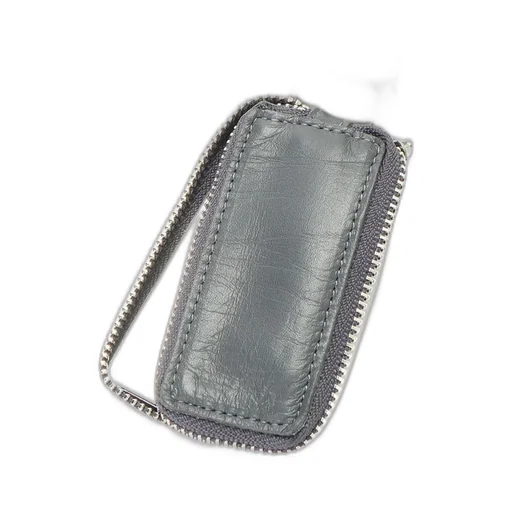 Soft Leather Zip Belt