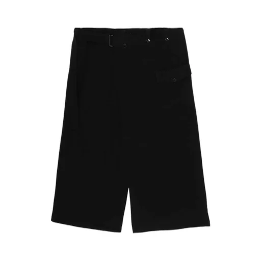 Crepe De Chine Wrap Skirt Pants