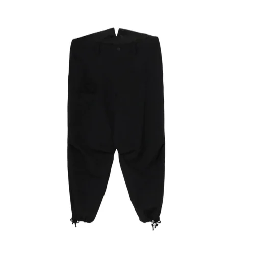 Wool Gabardine Suspender Pants W Knee Pad