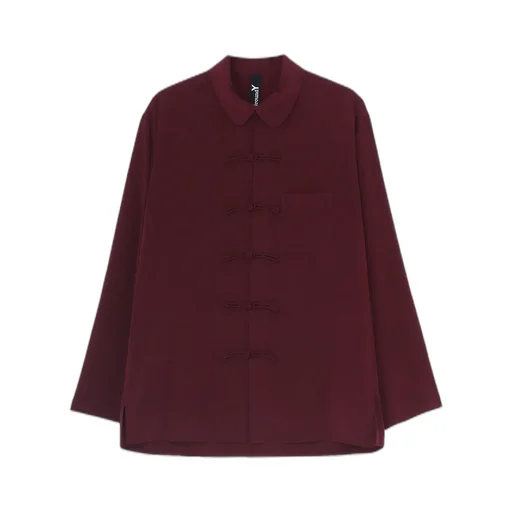 Crepe De Chine Shaka Button Shirt