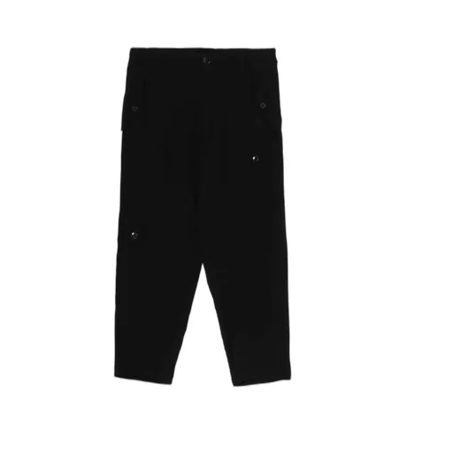 Crepe De Chine Pocket Slim Pants