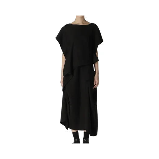 Double Satin Square Pannel Dress