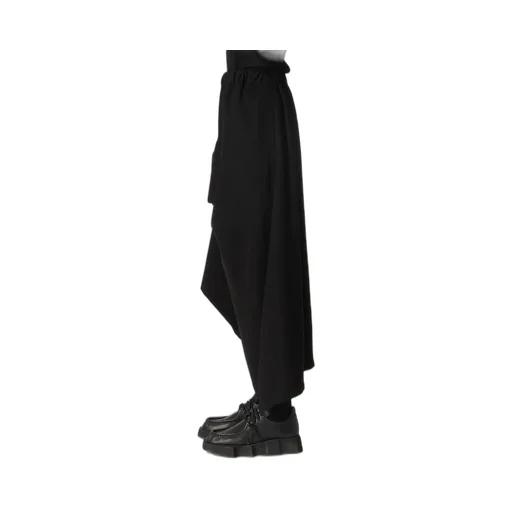 Double Satin Irregular Hem Skirt