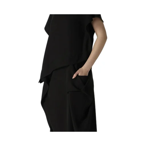 Double Satin Square Pannel Dress