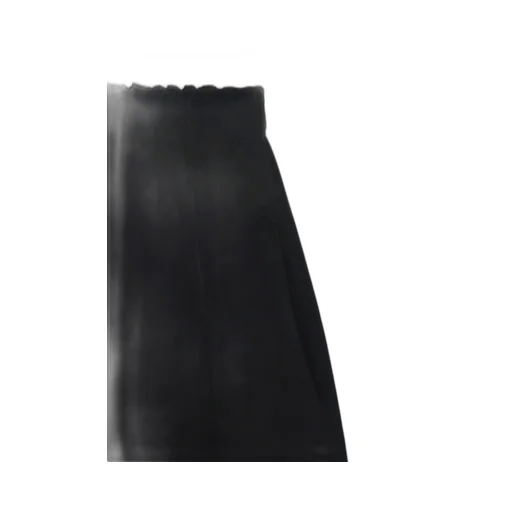 Double Satin Irregular Hem Skirt