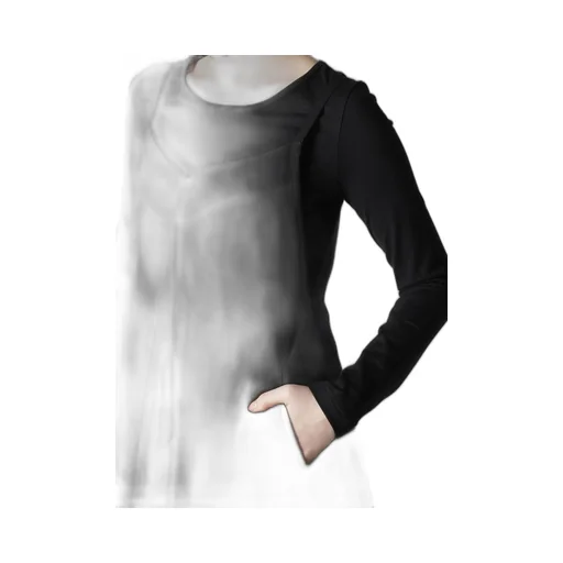 Double Satin Squared Hem Dress