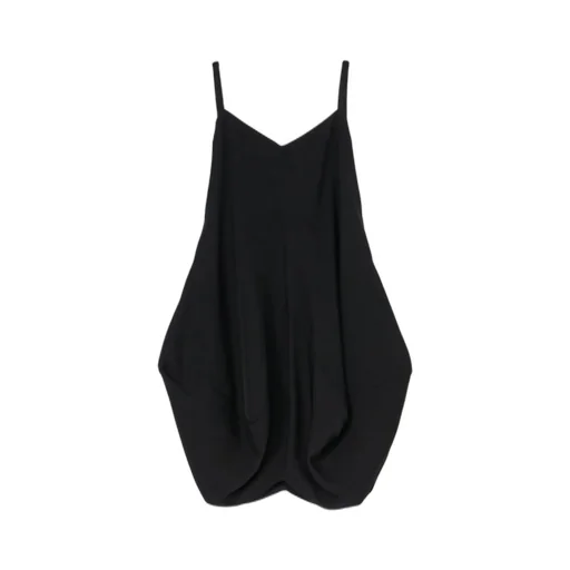 Double Satin Squared Hem Dress