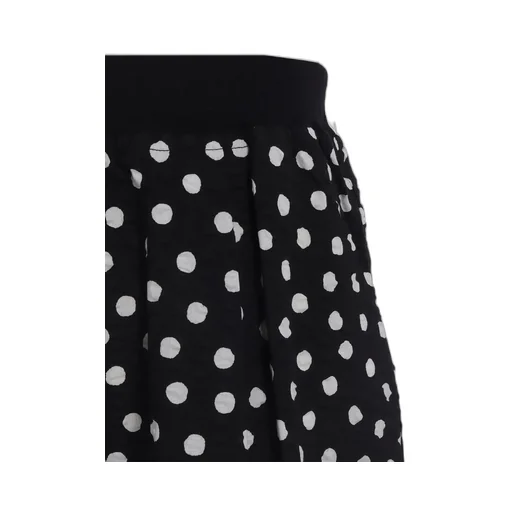 Cotton Ripple Dot Print 4/5 Length Pants