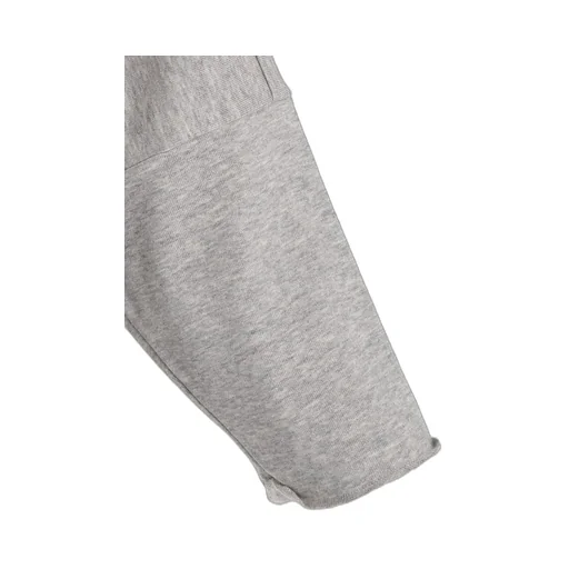 Cotton Mini Fleece Asymmetric Collar Pullover