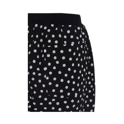 Cotton Ripple Dot Print 4/5 Length Pants