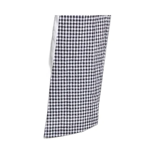 Cotton Seersucker Plaid One Piece
