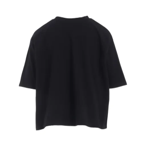 Jersey + Voile Dot Print Shirt