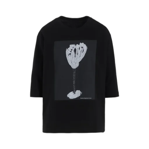 20/1 Combed Jersey Flower Print 3/4 Sleeve Shirt