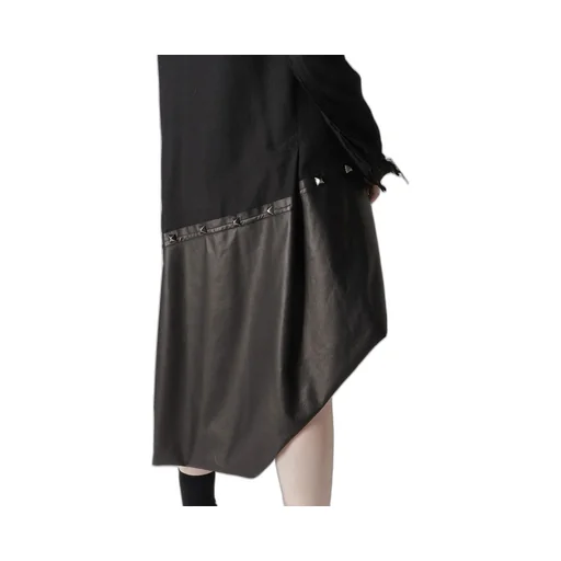 Light Serge Paneled Dress