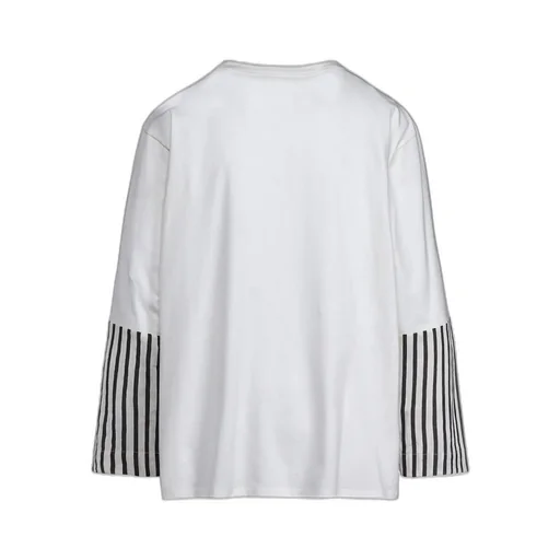 Cotton Stripe Switching Shirt