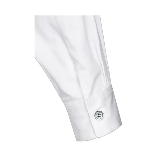 Cotton Satin Switching Collar Shirt