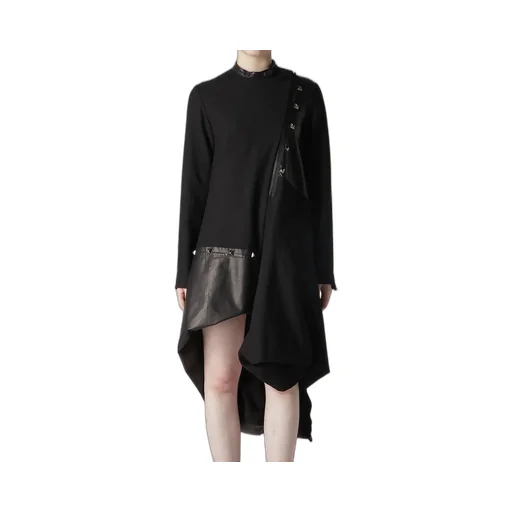 Light Serge Paneled Dress