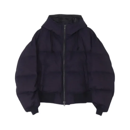 Ind Twill + Ny Tafetta Down Hooded Blouson