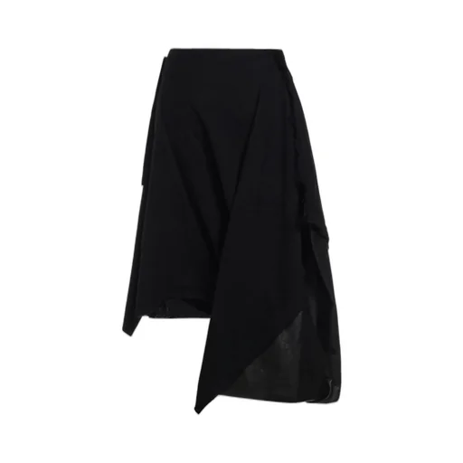 Light Serge Paneled Skirt