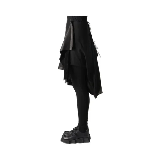Light Serge Paneled Skirt