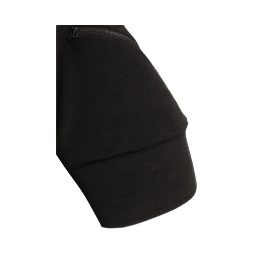 Double Weave Melton Short Length Big Sleeve Double Coat