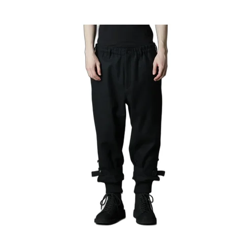Melton Double Hem Rib Pants