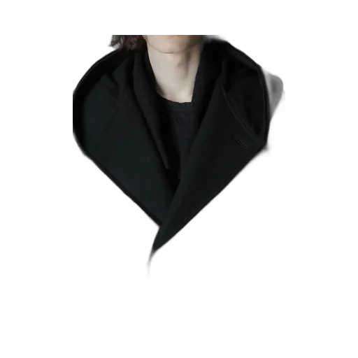 Double Weave Melton Unrrimmed Hooded Coat