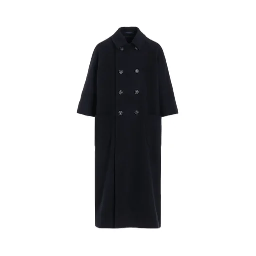 Melton R-Cropped Raglan Slv Coat