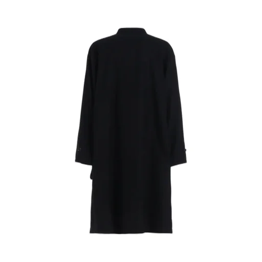 Melton Out Pocket Long Coat