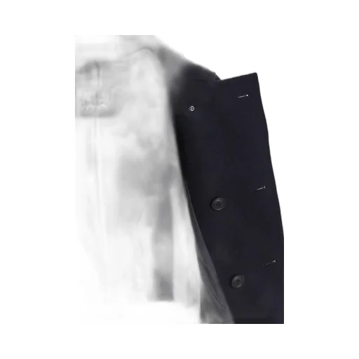 Melton R-Cropped Raglan Slv Coat