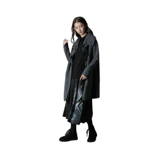 Boilmerinowool Fringe Knit Gown