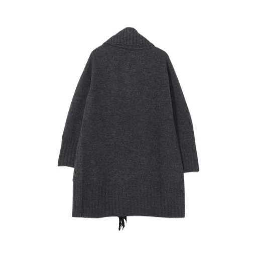 Boilmerinowool Fringe Knit Gown