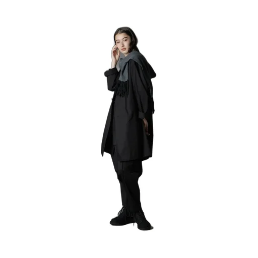 Boilmerinowool Fringe Hooded Muffler
